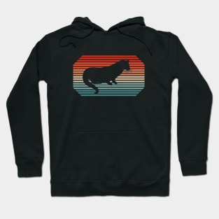 Retro otter giant otter art animal gift idea Hoodie